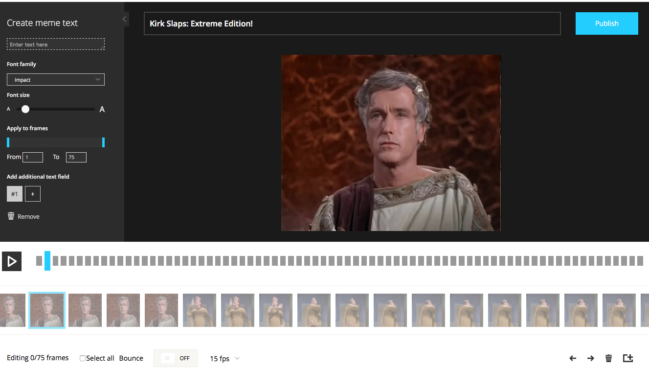 Creare una GIF animata da un video Youtube